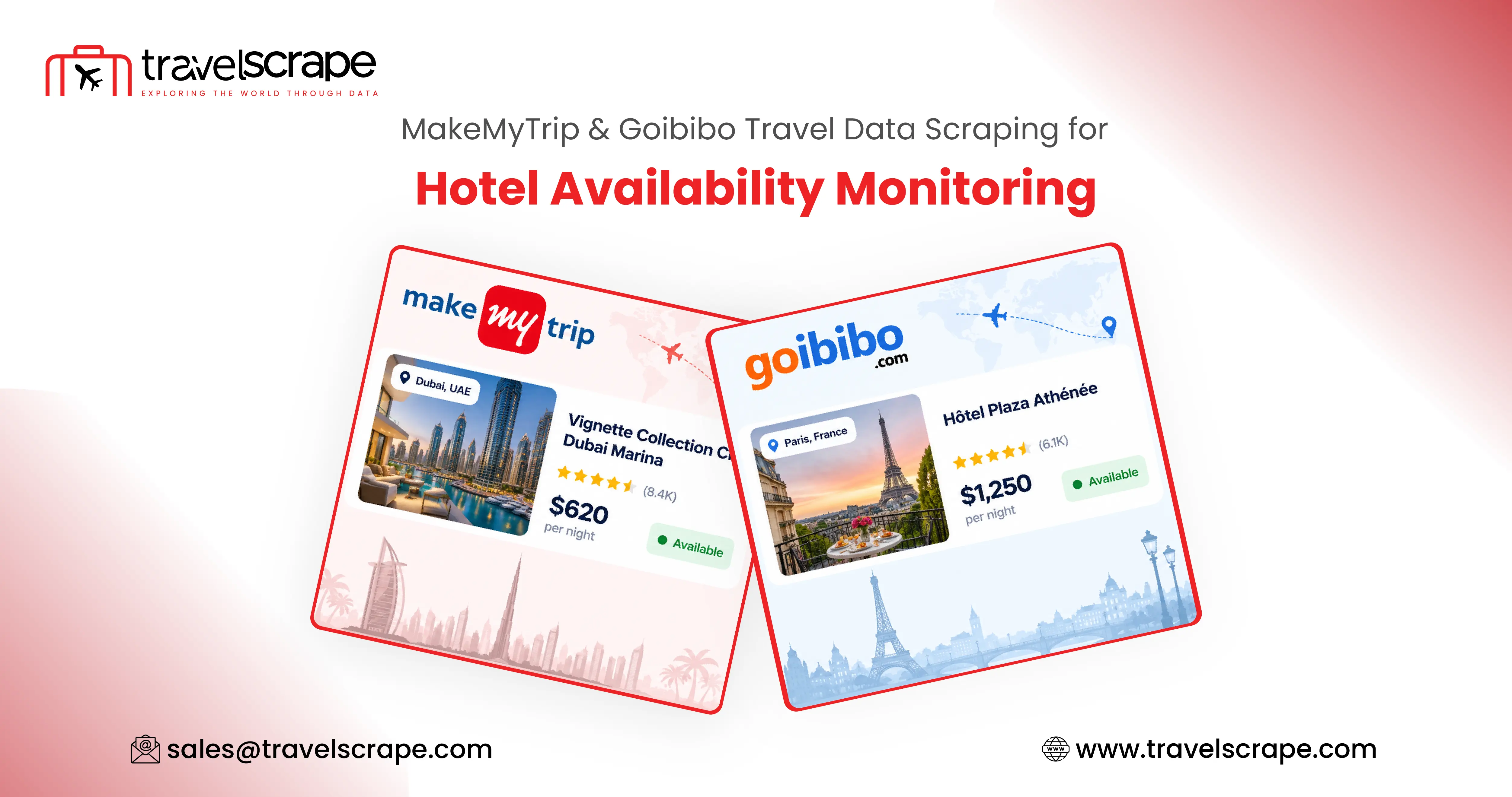 MakeMyTrip & Goibibo Travel Data Scraping